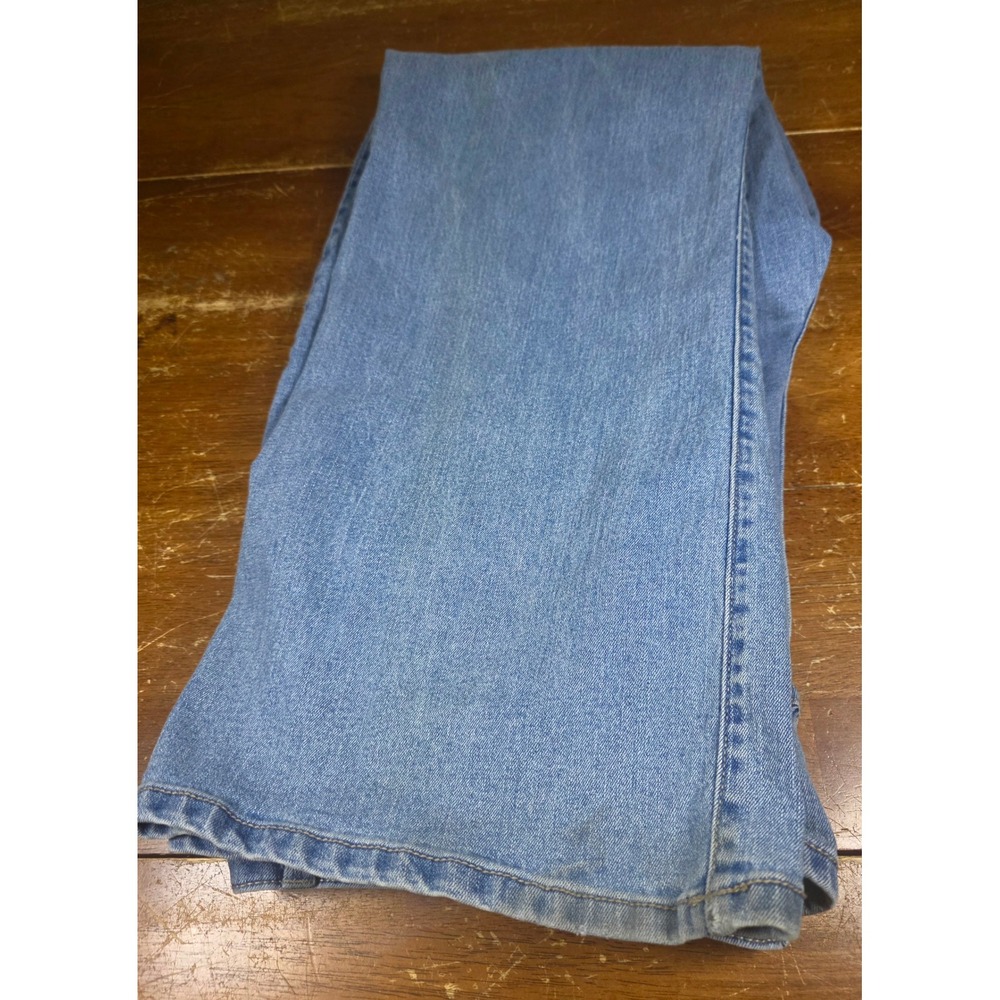 No Boundaries Womens Size 21 Light Wash High Rise Bootcut Denim Jeans Stretch